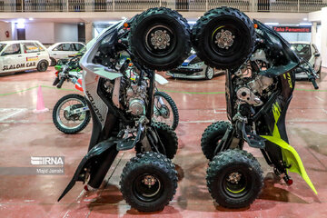 Old cars, motorbikes exhibition in central Iran