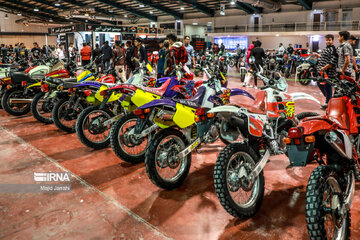 Old cars, motorbikes exhibition in central Iran