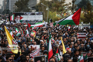 Téhéran : Une Manifestation anti-américaine et anti-israélien