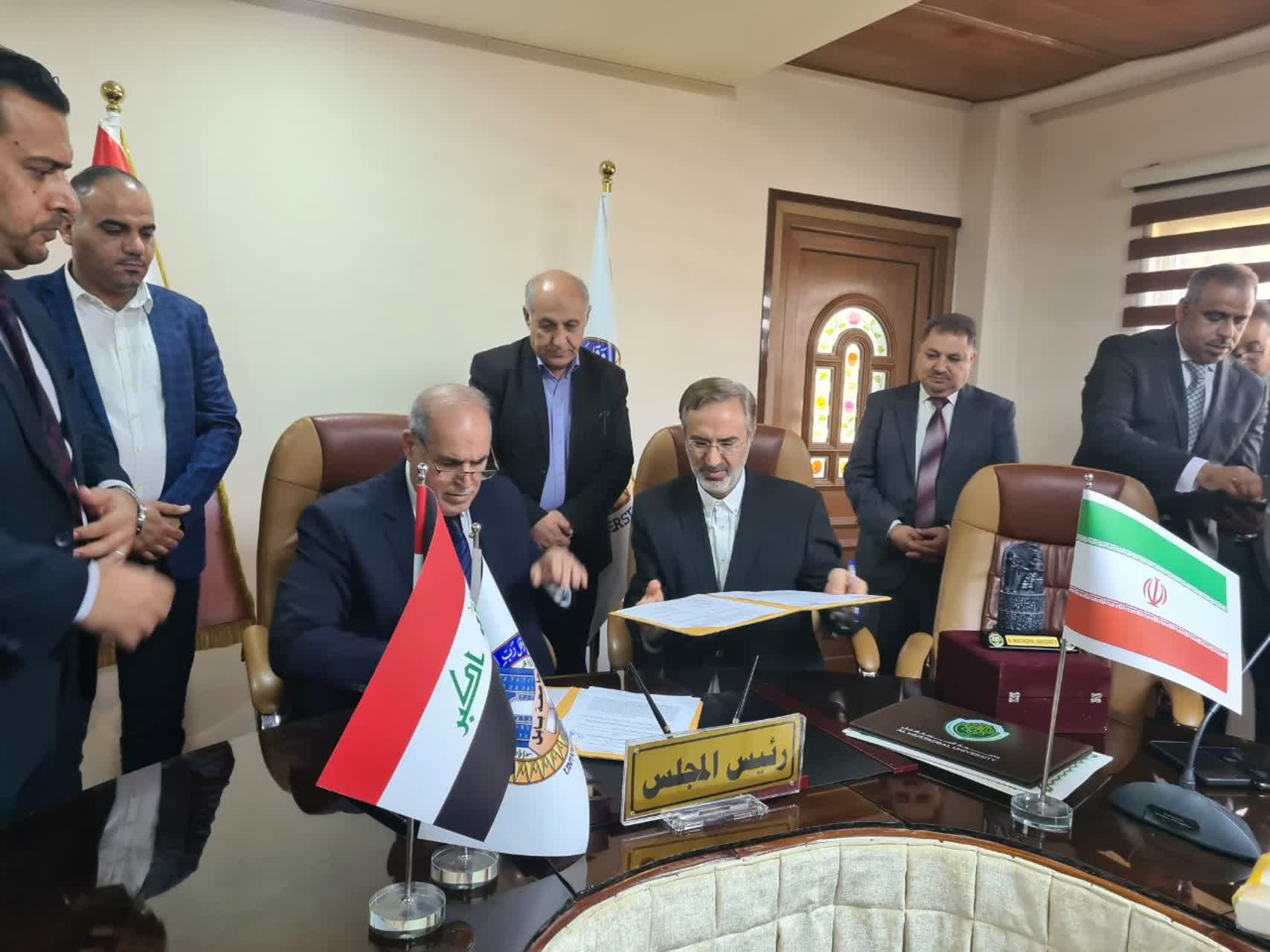 امضای ۶ تفاهمنامه بین پژوهشگاه مهندسی ژنتیک و دانشگاههای عراق 2 افزایش همکاری پژوهشگاه مهندسی ژنتیک و دانشگاههای عراق/امضای ۶ تفاهمنامه