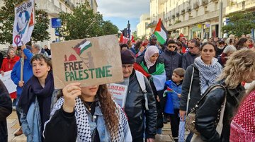 Manifestation pro-Palestine en France