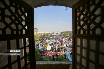 Anti US-Israeli rally in Iran's Isfahan