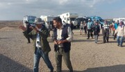 ۲۷ گردشگر خارجی از قنات جهانی قصبه گناباد بازدید کردند+فیلم