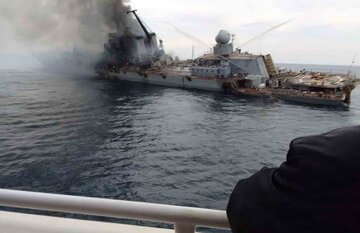اوکراین مدعی انهدام یک کشتی روس در دریای سیاه شد