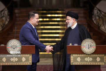 La rencontre entre le président Raïssi et le Premier ministre irakien