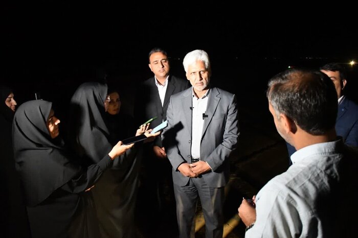 افزایش پروازهای طبس با ایجاد روشنایی باند فرودگاه + فیلم