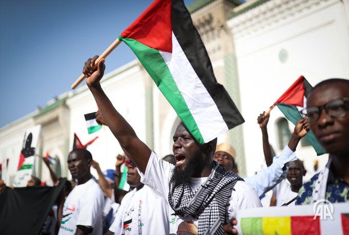 Sénégal-Palestine : les manifestants pro-Gaza appellent au Boycott des produits israéliens