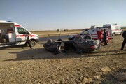 واژگونی خودرو حامل اتباع در یزد سه فوتی و هشت مصدوم بر جا گذاشت