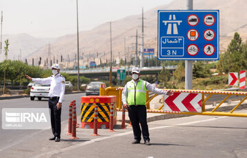 اجرای محدودیت ترافیکی در جاده کرج-   چالوس و آزادراه تهران - شمال  