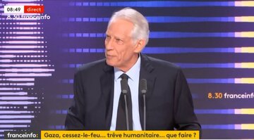 France : Villepin condamne l'attaque d’Israël contre la bande de Gaza