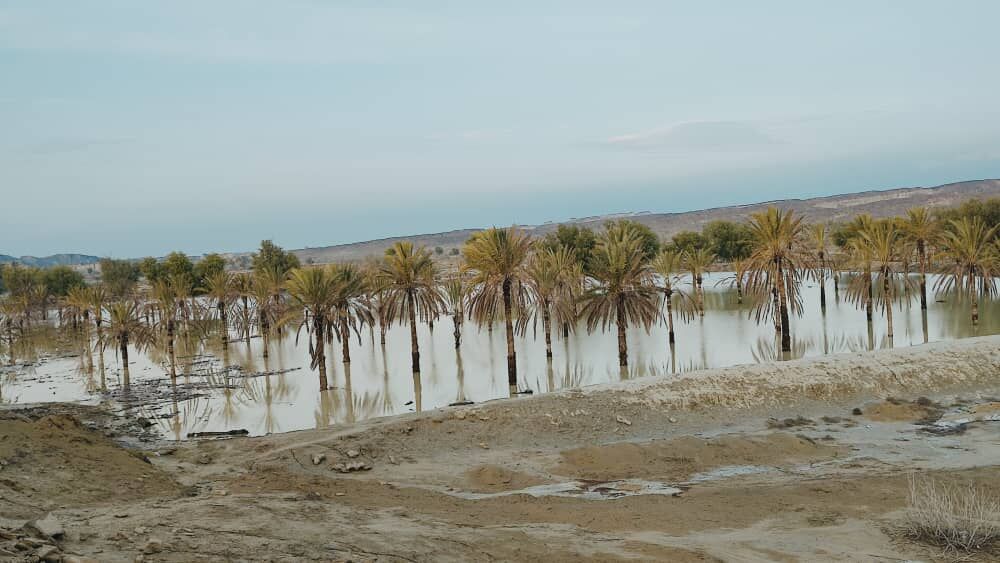 فیلم| بارش تگرگ در روستای «گَتی» لیردفِ جاسک