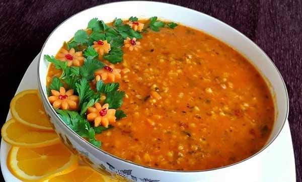 روش تهیه سوپ جو قرمز به سبک رستورانها
