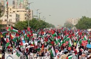پاکستان میں فلسطین کے حق میں مظاہرہ، تصویری  رپورٹ