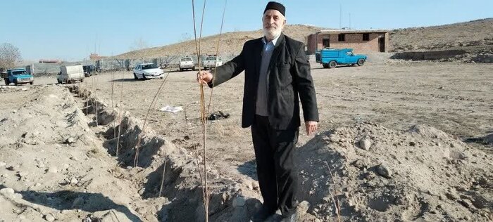 مشارکت اهالی یکی از روستاهای تبریز در کاشت یک میلیارد درخت