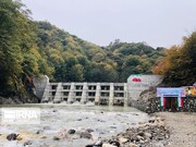 فیلم| احداث سرشاخه‌گیر نیاز روز رودخانه‌های غرب مازندران