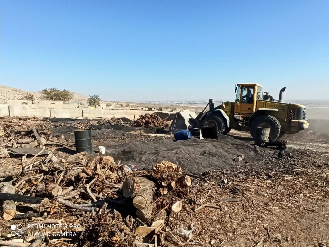 ۲۵ کوره زغالگیری آلاینده در شهرستان ملارد تخریب شد