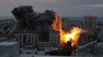 حملات هوایی رژیم صهیونیستی به غزه / ۶ نفر در بمباران بیمارستان شفا شهید شدند