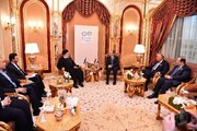 ایران و مصر کے صدور سید ابراہیم رئيسی اور عبد الفتاح السیسی کی ریاض میں ملاقات