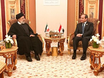 Le président Raïssi rencontre son homologue égyptien en marge du sommet de Riyad
