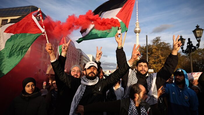 نقض آزادی بیان در آلمان با ممنوعیت تظاهرات در حمایت از فلسطین