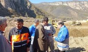 رییس سازمان مدیریت بحران از جاده سیل‌زده بجنورد- جنگل بازدید کرد