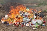 بیش از ۵۱ تن مواد غذایی فاسد در سنندج معدوم شد