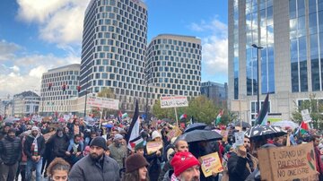 Belgique : Des milliers de manifestants à Bruxelles en soutien aux Palestiniens