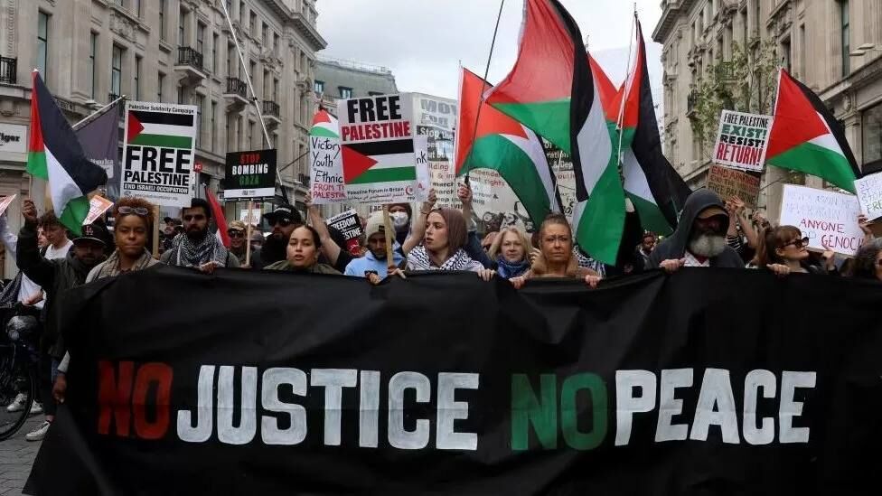 Más de 100 detenidos en la marcha propalestina en Londres