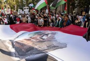 فریاد دادخواهی حامیان فلسطین در آستانه نشست اپک شنیده شد