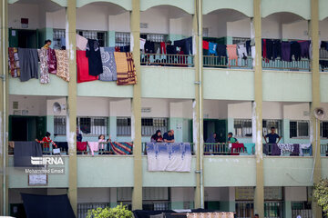 Displaced Gazans accommodated in UN schools