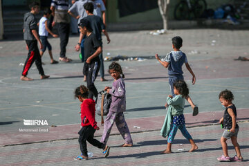 Displaced Gazans accommodated in UN schools