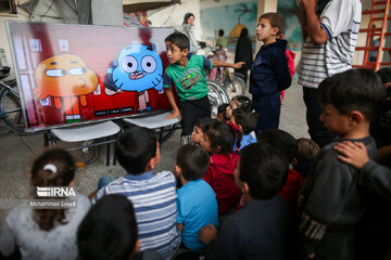 Displaced Gazans accommodated in UN schools