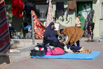 Displaced Gazans accommodated in UN schools