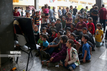 Displaced Gazans accommodated in UN schools