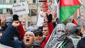 Canada :  Un rassemblement pro-Palestine à Montréal