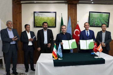 تفاهم‌نامه همکاری دانش‌بنیان بین کشت و صنعت مغان و یک شرکت ترکیه‌ای امضا شد