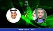 Die Außenminister Irans und Katars führen ein Telefongespräch