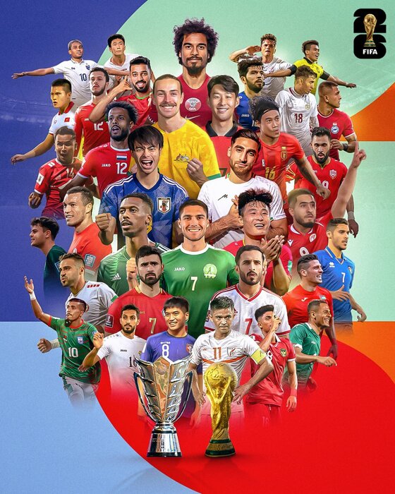 آغاز مقدماتی جامجهانی در آسیا؛ پوستر AFC با حضور جهانبخش + عکس