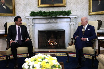  رایزنی بایدن با امیر قطر برای حل تاخیر تبادل اسرا میان فلسطین و اسرائیل