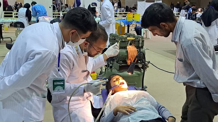 خدمات رایگان ۱۵۰ پزشک و دندانپزشک به نیازمندان خراسان جنوبی