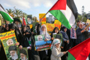 گیلانیان در حمایت از مردم غزه به خیابان آمدند