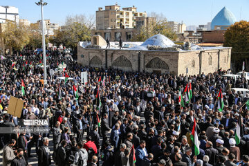 Pro-Palestinian demonstrations across Iran