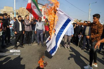 Pro-Palestinian demonstrations across Iran