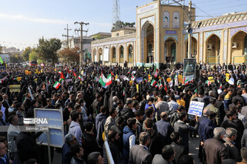 Pro-Palestinian demonstrations across Iran