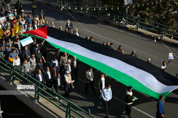 Pro-Palestinian demonstrations across Iran