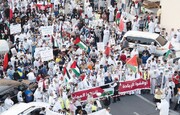 خروش مردم بحرین علیه رژیم صهیونیستی/ عادی سازی روابط منامه - تل آویو لغو شود