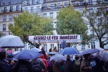 Manifestations en France pour demander un cessez-le-feu à Gaza