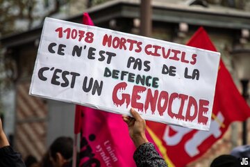 Manifestations en France pour demander un cessez-le-feu à Gaza