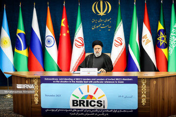 Pour mettre fin aux crimes israéliens à Gaza, le président iranien présente des propositions aux dirigeants des BRICS