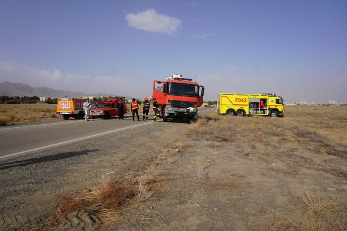 تمرین "محدود طرح اضطراری" فرودگاه مشهد برگزار شد